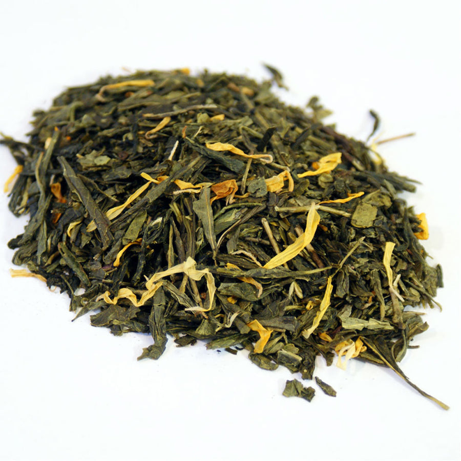 Green August Peach Tea