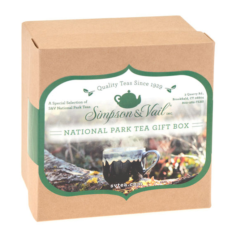 National Park Tea Sampler Giftbox Front Label