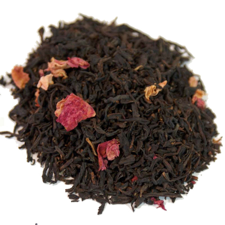 Rose Congou Tea pile 
